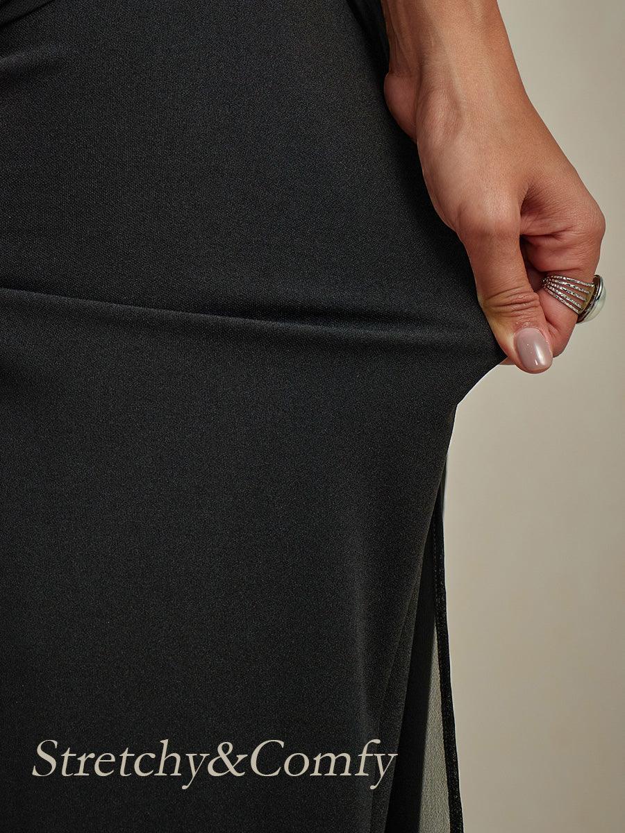 Fluressa | Pantalon fluide à ourlet fendu