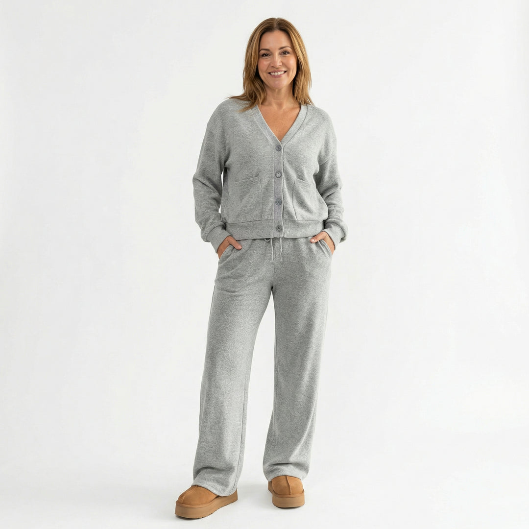 Vellina™ | Ensemble Cardigan & Pantalon