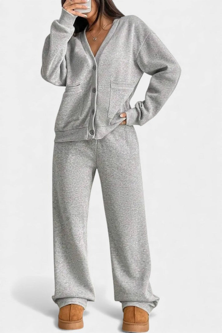 Vellina™ | Ensemble Cardigan & Pantalon