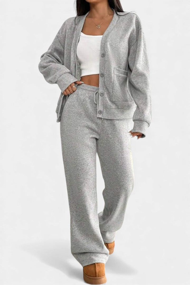 Vellina™ | Ensemble Cardigan & Pantalon