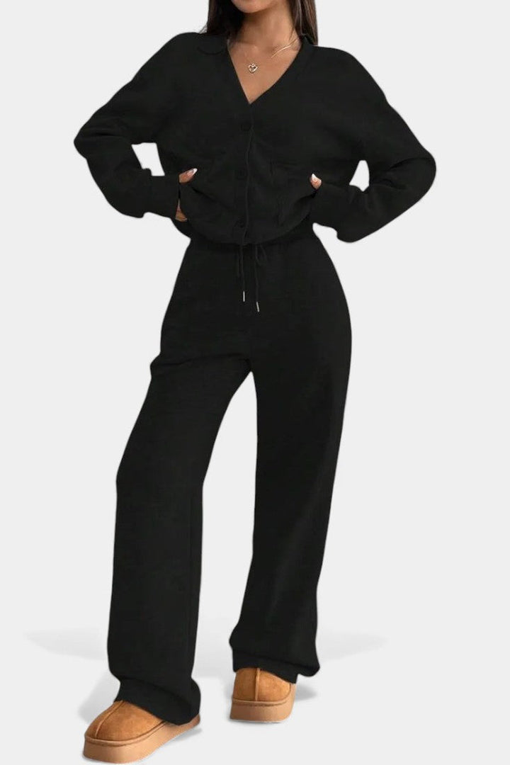 Vellina™ | Ensemble Cardigan & Pantalon
