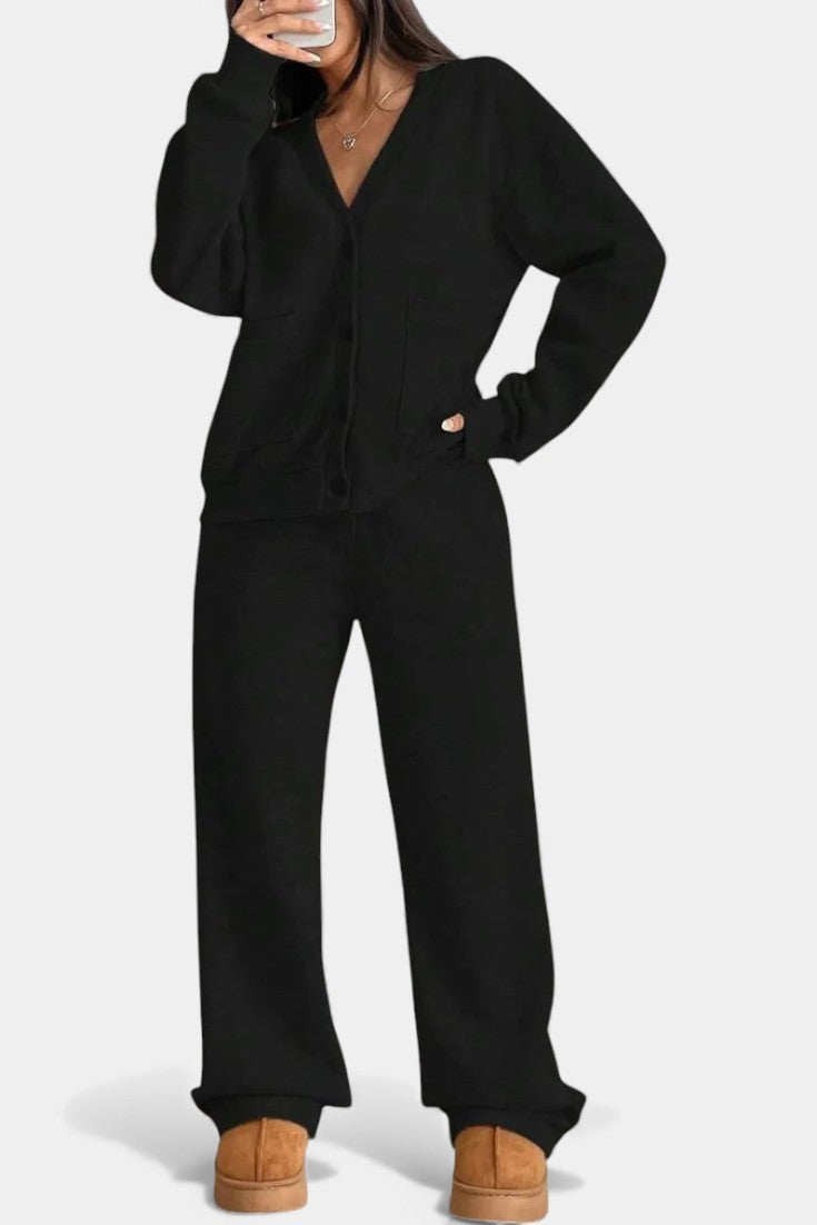 Vellina™ | Ensemble Cardigan & Pantalon