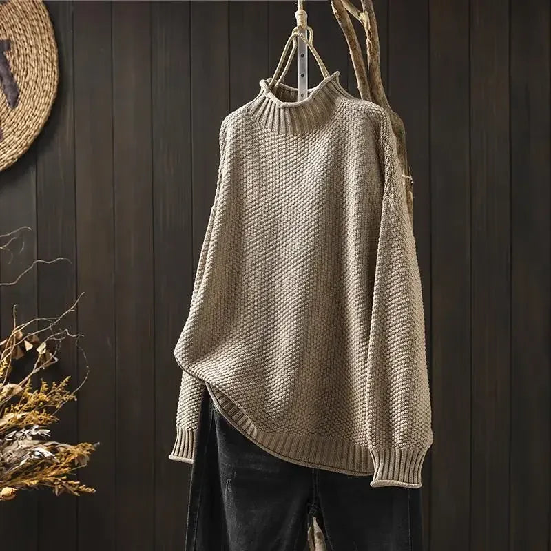 CELINA | Pull en Maille Texturée Douce