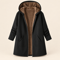 Josefin | Ladies Sherpa-Lined Hooded Coat
