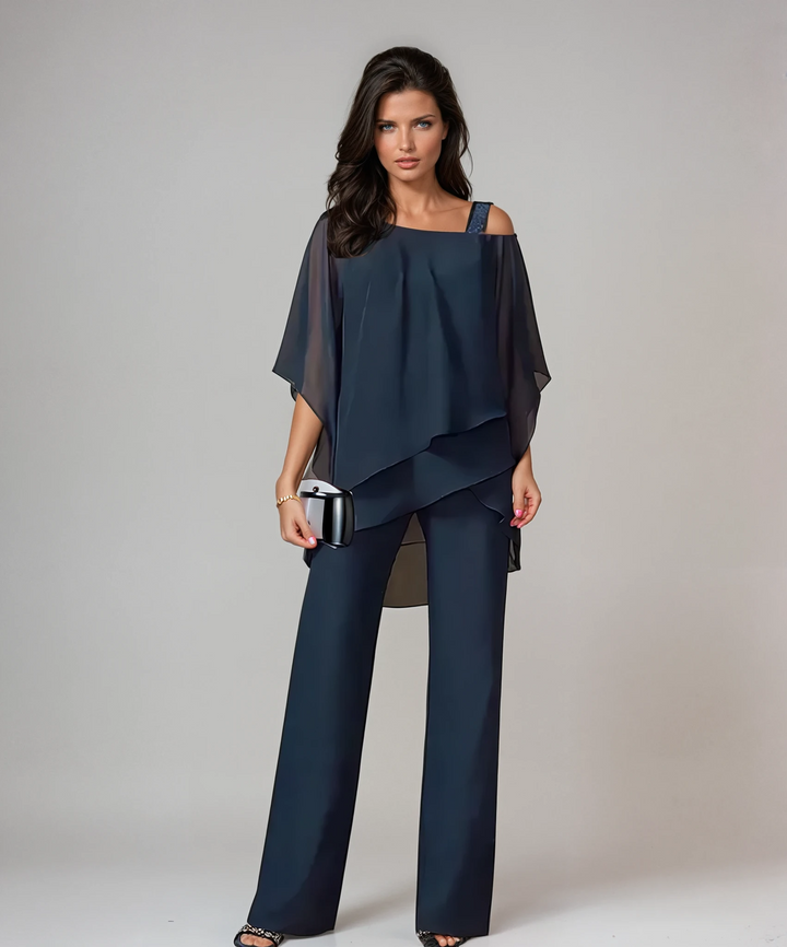Mariella™ Ensemble Superposé en Deux Pièces | Ensemble Élégant Décontracté
