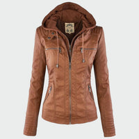Gia - Leather Biker Jacket