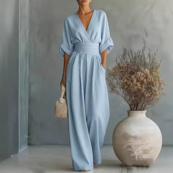 Georgina™ | Elegant Jumpsuit with V Neck