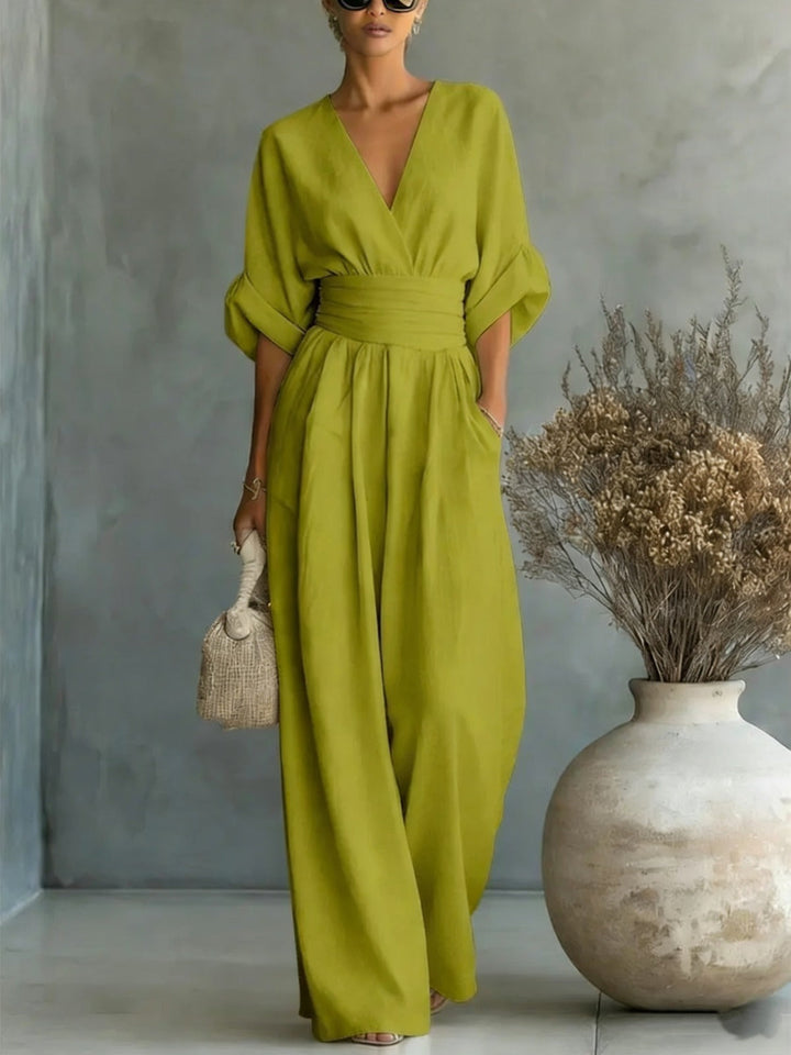 Georgina™ | Elegant Jumpsuit with V Neck