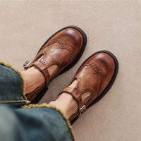 Elvara | Elegant Leather Mary Jane
