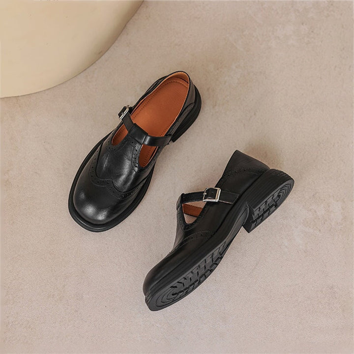 Elvara | Elegant Leather Mary Jane