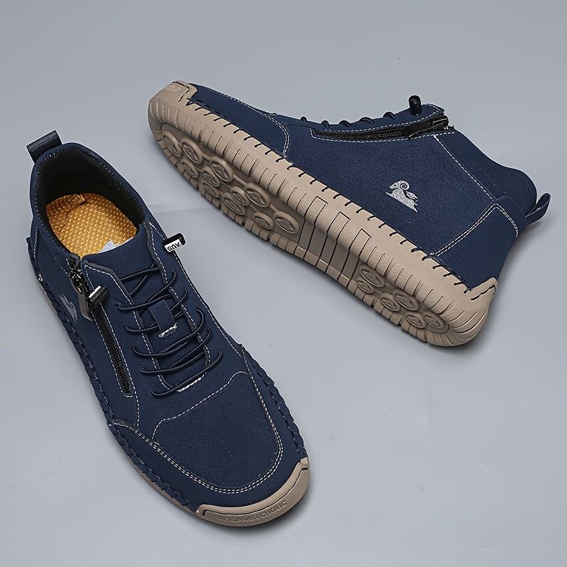 Mirelle comfort zip trainers in Royal Blue
