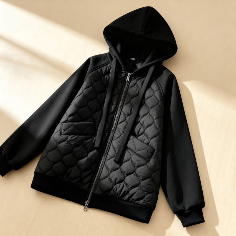 NATALIE | Veste Matelassée à Capuche