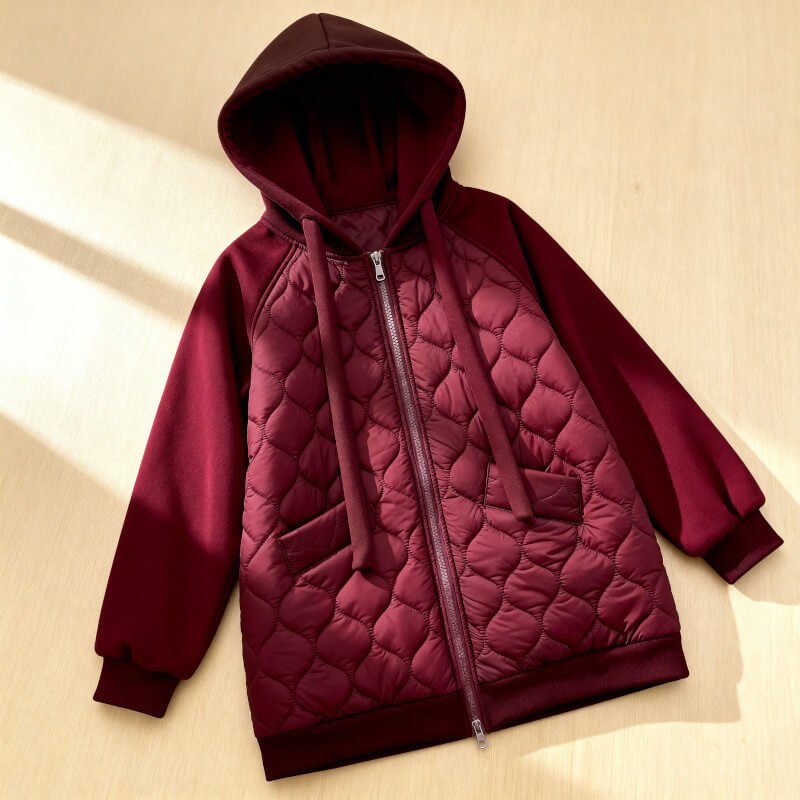 NATALIE | Veste Matelassée à Capuche