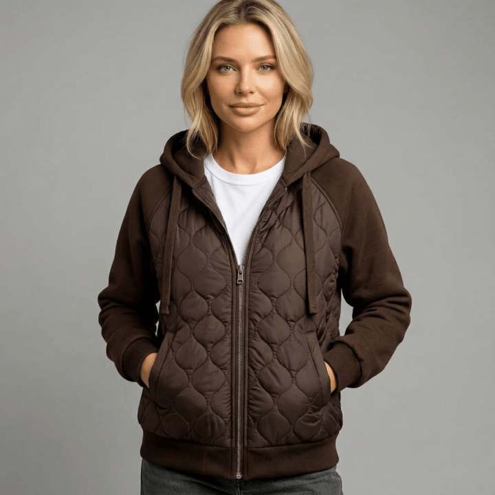 NATALIE | Veste Matelassée à Capuche