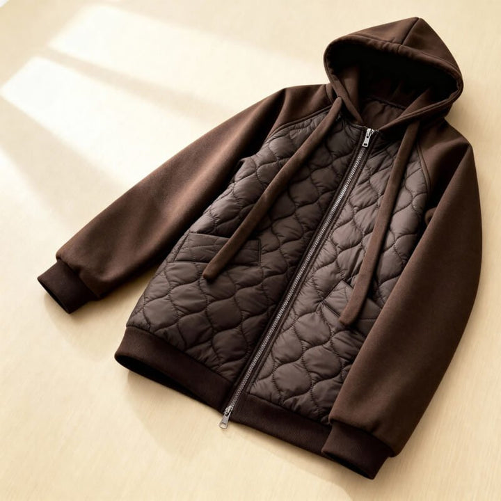 NATALIE | Veste Matelassée à Capuche