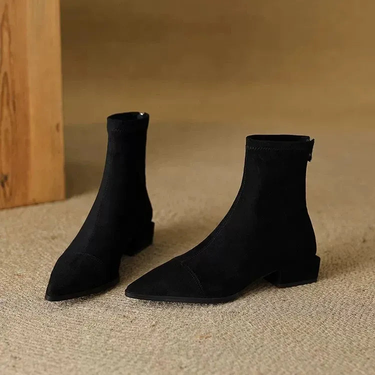 Palelle pointed-toe ankle boots in Black