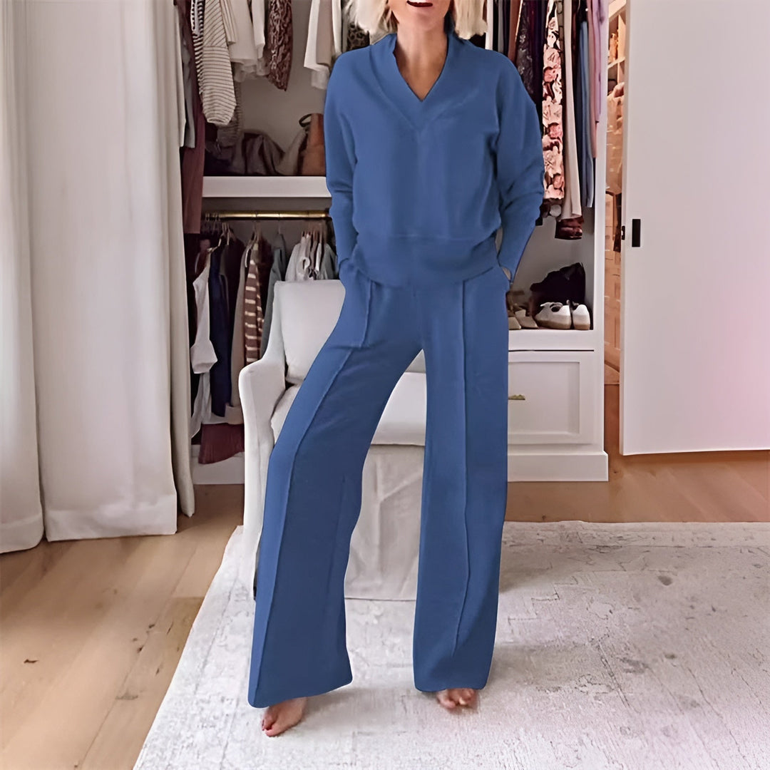 ALLIA – Ensemble Détente à Pantalon Large