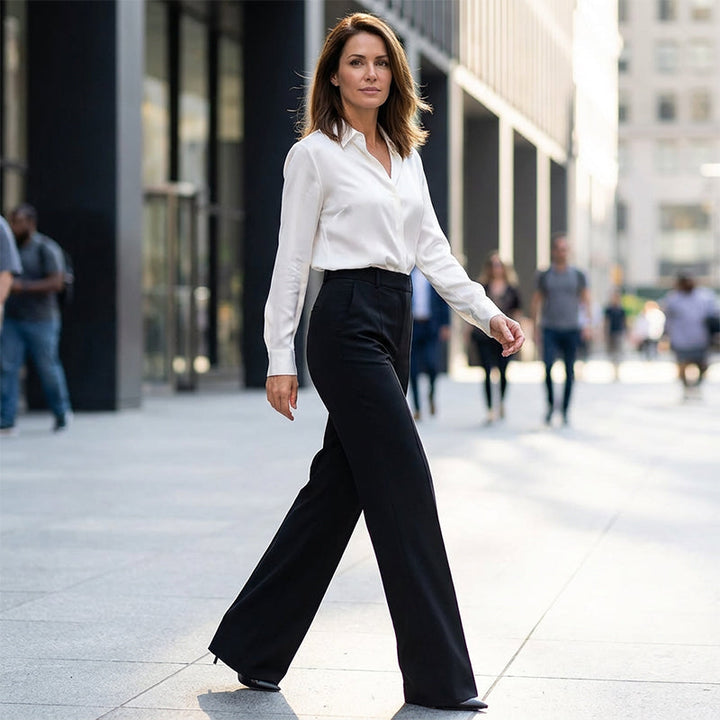 High-Waisted Trousers That Enhance Your Silhouette