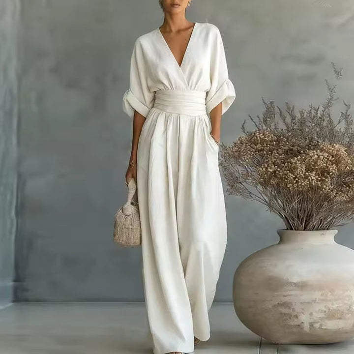 Georgina™ | Elegant Jumpsuit with V Neck
