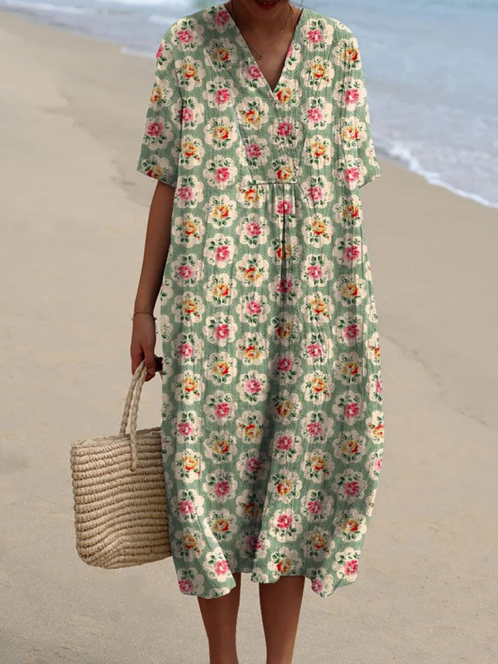 Femke | Robe Vintage à Fleurs