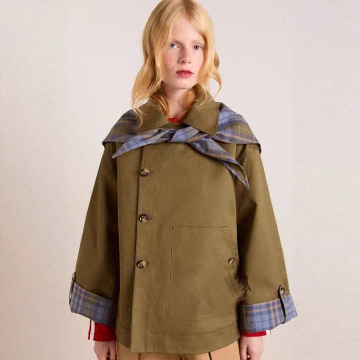 Lorna oversized double-breasted utility coat