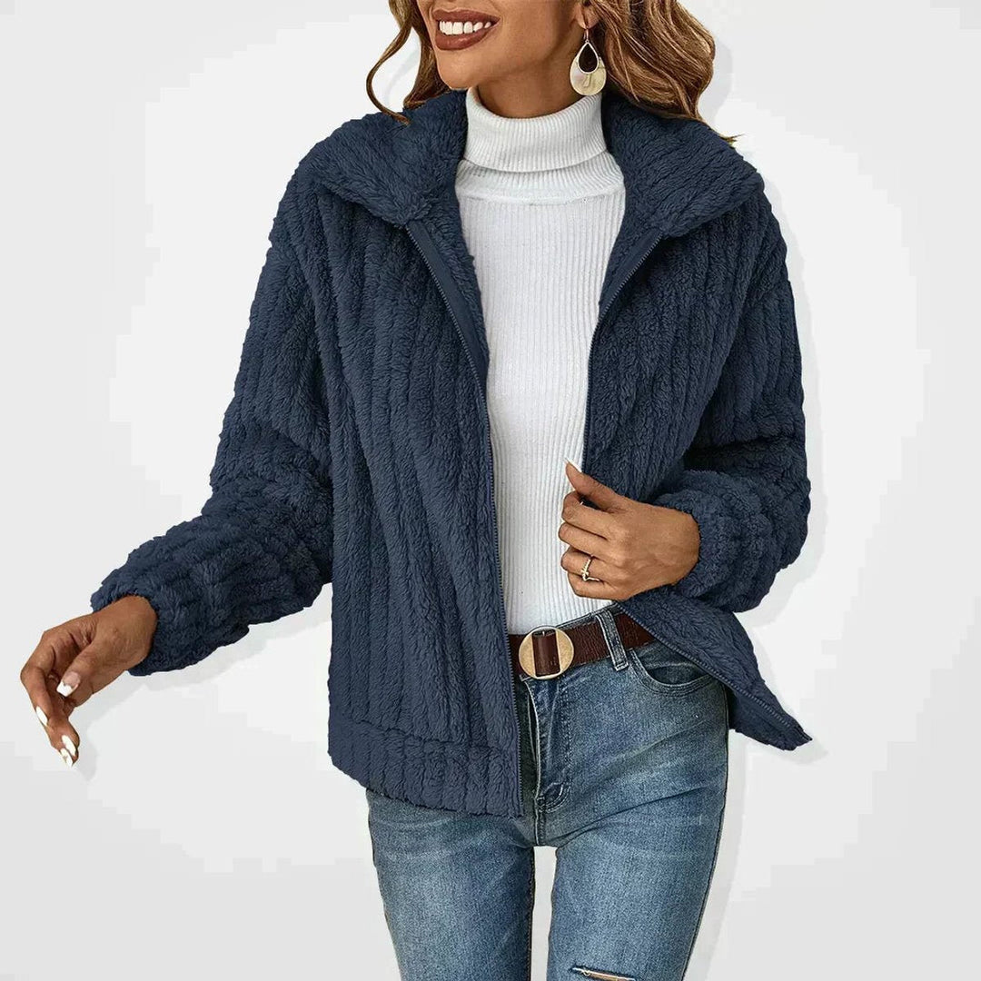 Roberta cosy zip-up jacket