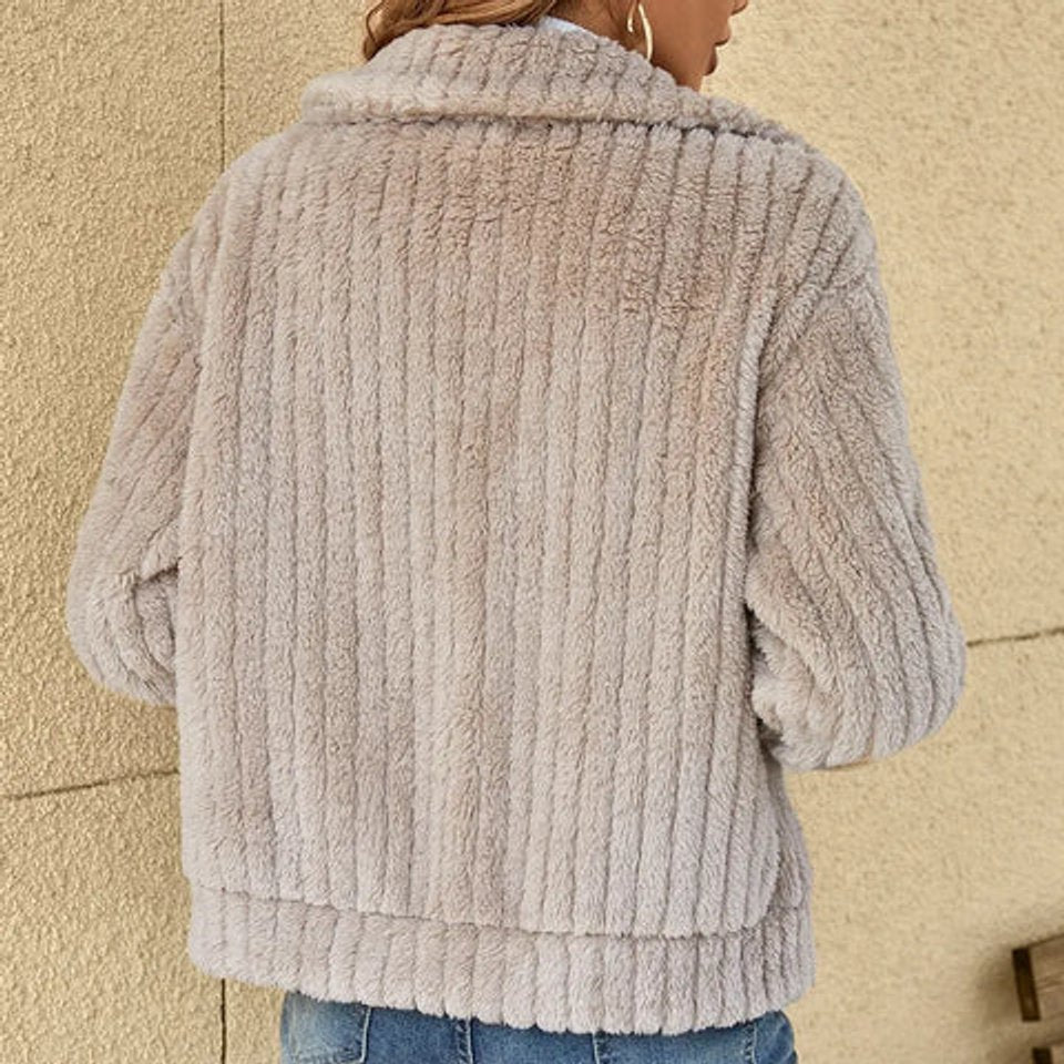 Roberta cosy zip-up jacket