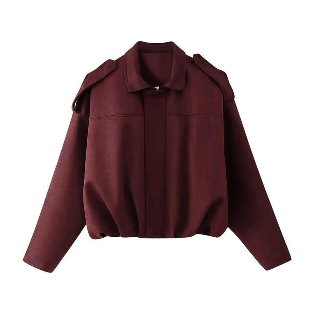 Louisa relaxed oversized bomber jacket