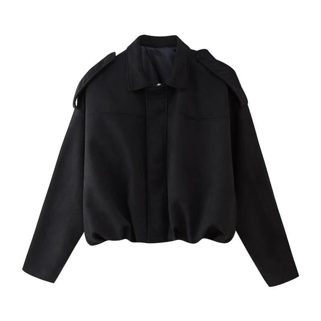 Louisa relaxed oversized bomber jacket
