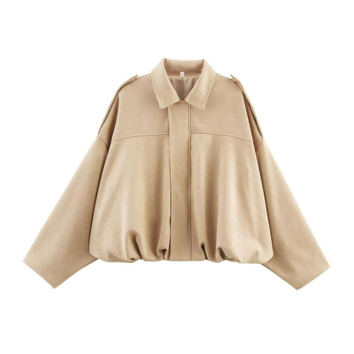 Louisa relaxed oversized bomber jacket
