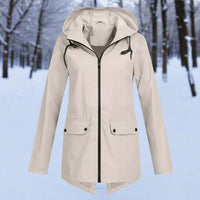 Lorraine | Ladies Hooded Longline Rain Jacket